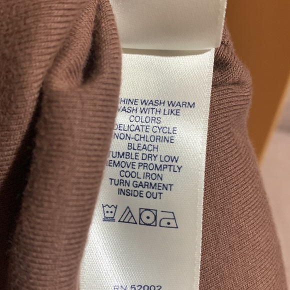 Crazy Horse Tank Top Dark Brown XL Pullover Stretchy V-neck Cotton Sequin - Picture 11 of 12